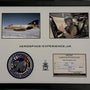 Large Framed Cockpit Photo with Genuine F-4 crest